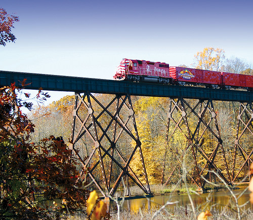 The Indiana Bicentennial Train makes a stop in Bargersville, Johnson County