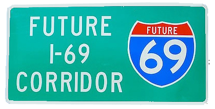 I69 Future Corridor Sign