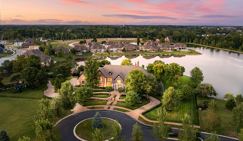 Waterfront of West Clay Carmel Indiana