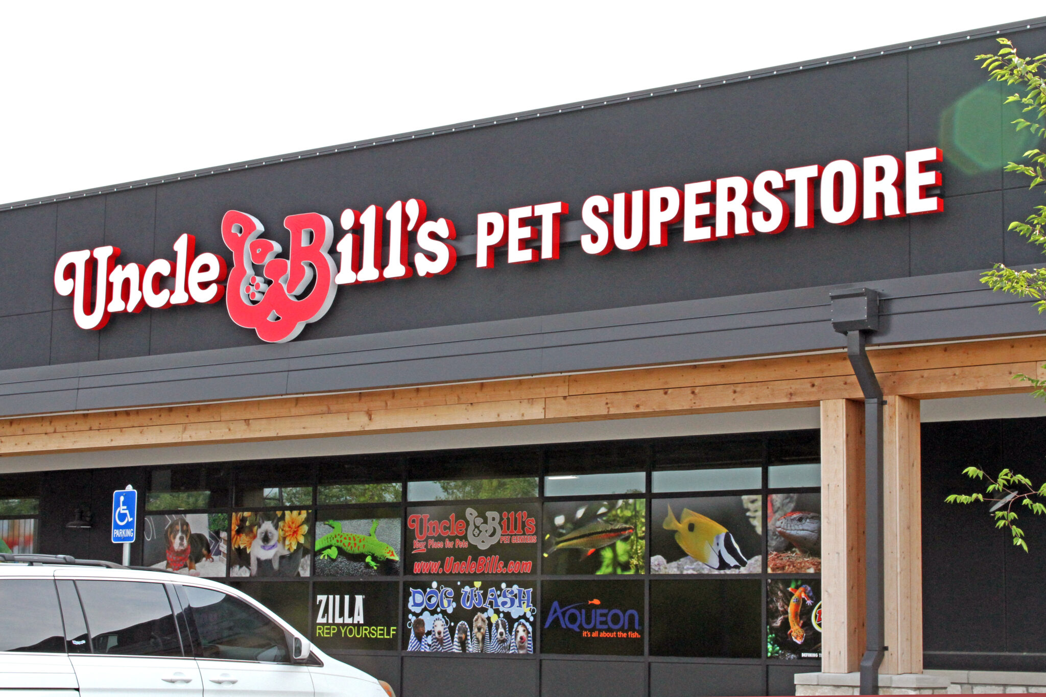 Storefront of a pet sore