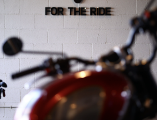 Vinyl Motorcycle Garage Mat - Indiana University