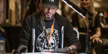 Tattoo Artist at 2023 Indy Tattoo Expo