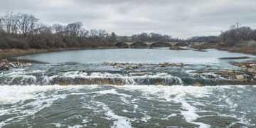 Emrichsville Dam on White River