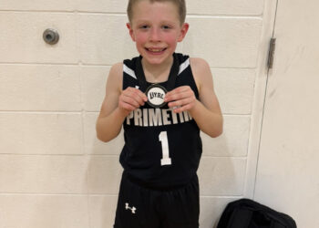 Lincoln Adwell 8-year-old basketball player