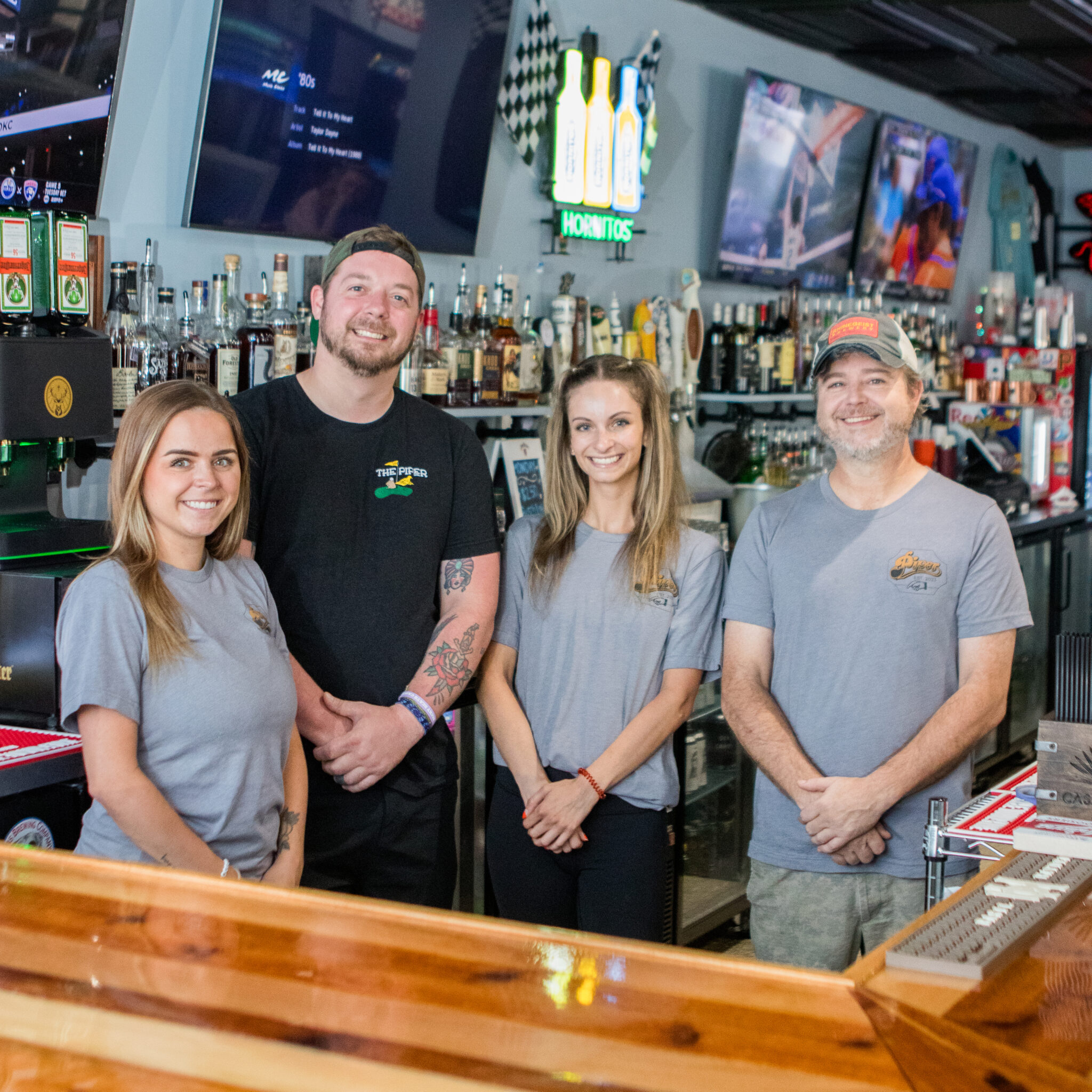 Staff at a Noblesville bar