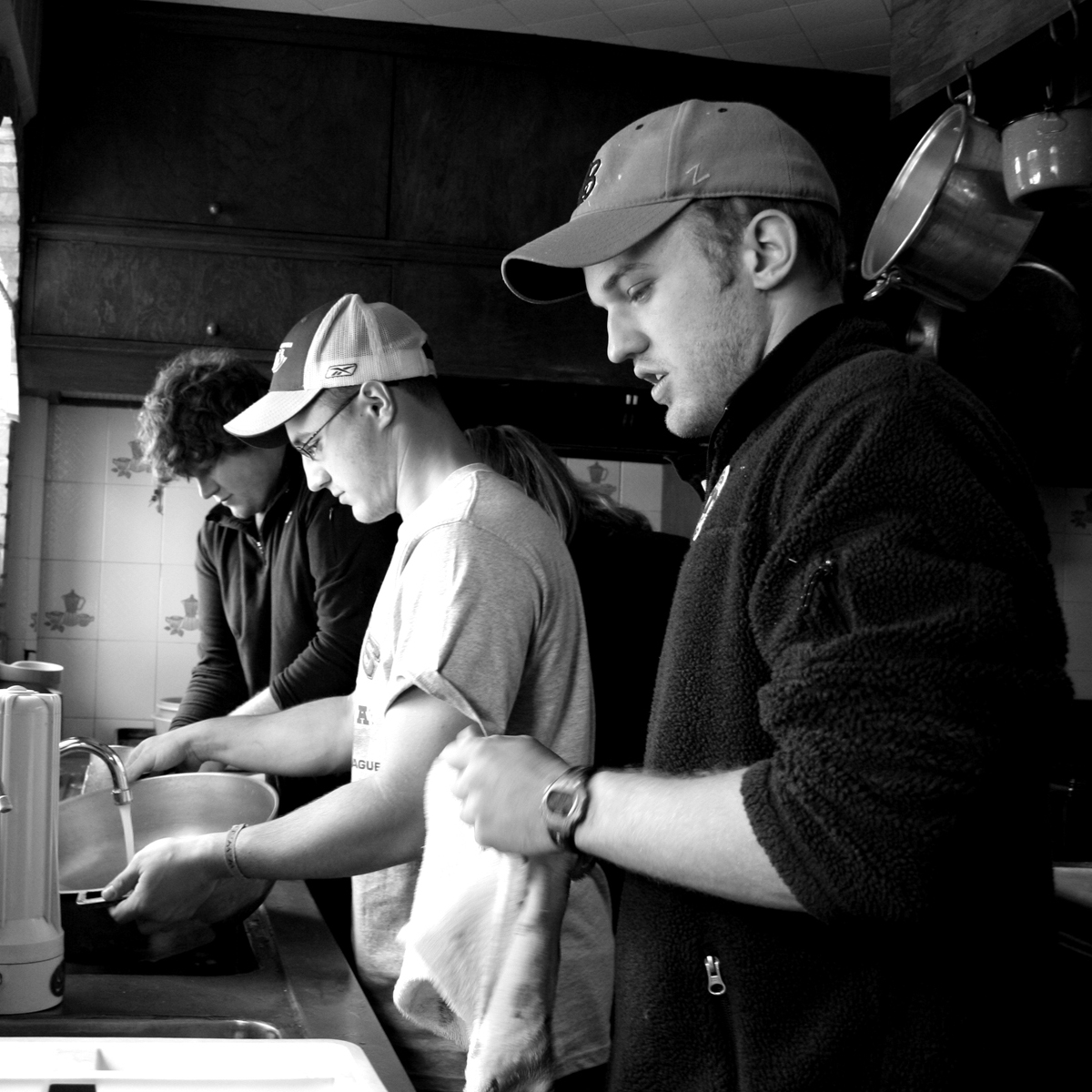 Men working a kitchen