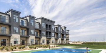 Exterior of high end senior living facility