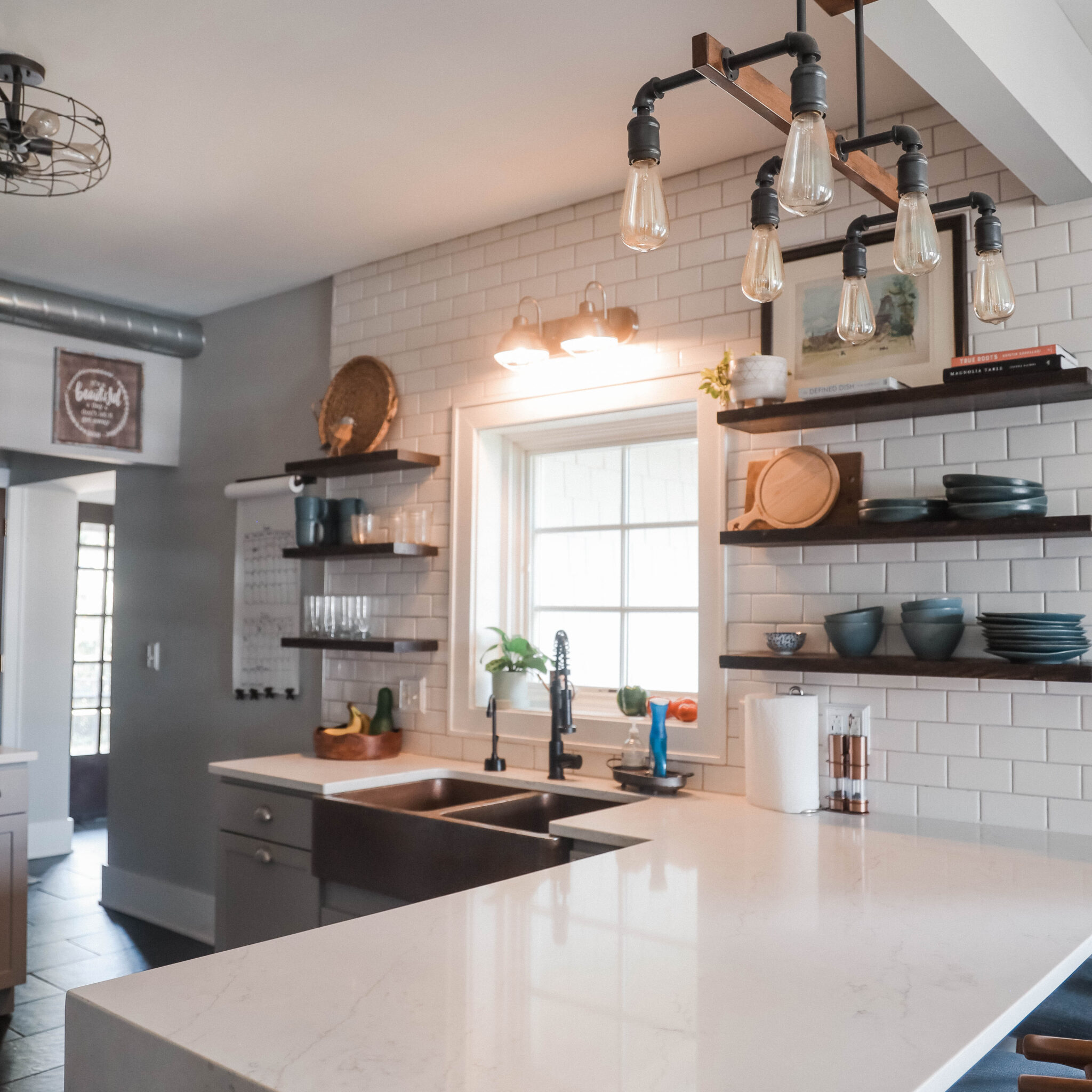 Modern looking kitchen interior
