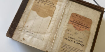 Century old library book