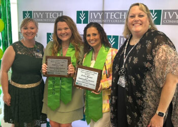 Ivy Tech student with administrators