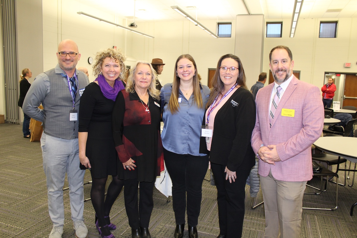 Kiley Chandler with some colleagues