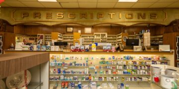 Inside of Cowen Drugs