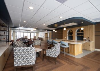 Senior living common area