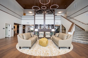 Senior living common area