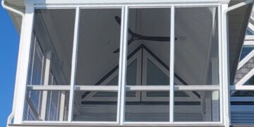 Custom Windows for a screened in porch