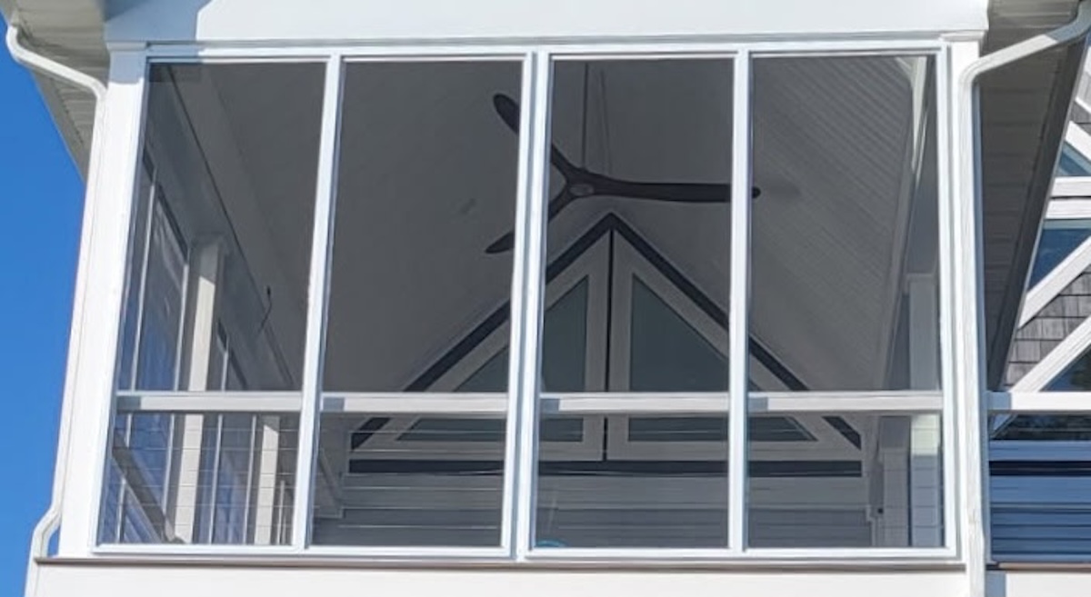 Custom Windows for a screened in porch