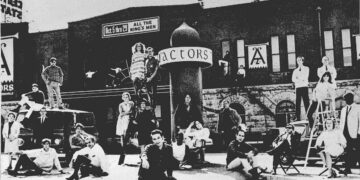 Actors Theatre Company outside train station