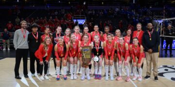 Plainfield High School girls volleyball team