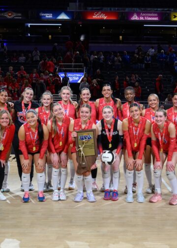 Plainfield High School girls volleyball team