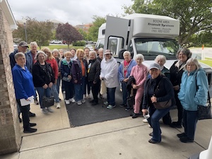 Seniors taking a mystery trip