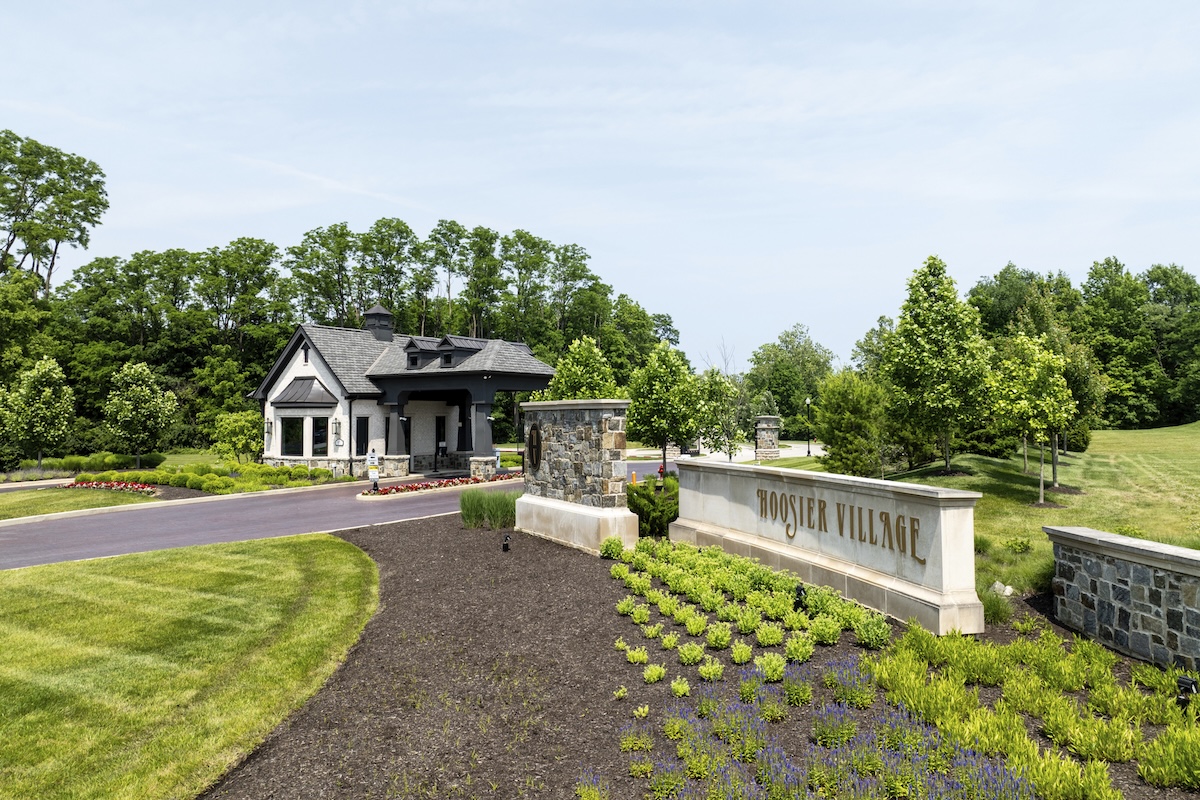 Front entrance for Hoosier Village