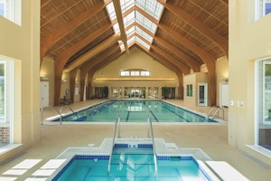 Indoor pool at Hoosier Village