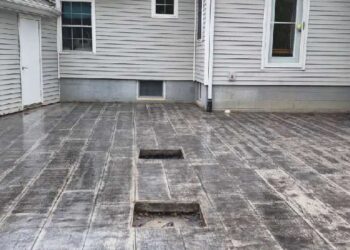 Concrete Impressions Pictured Rock Concrete Transforms Patios with Decorative Designs