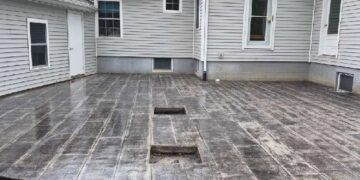 Concrete Impressions Pictured Rock Concrete Transforms Patios with Decorative Designs